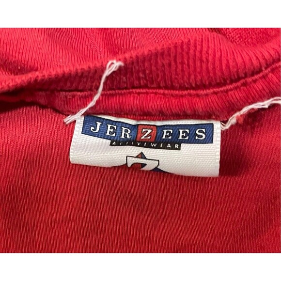 VTG 90’s Phillies Red T Shirt Kids Sz (14/16) Starter / Jerzees Coca Cola #7 - Picture 2 of 5